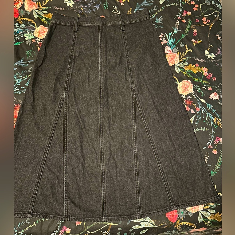 Madewell Midi A-Line Skirt - Picture 5 of 10